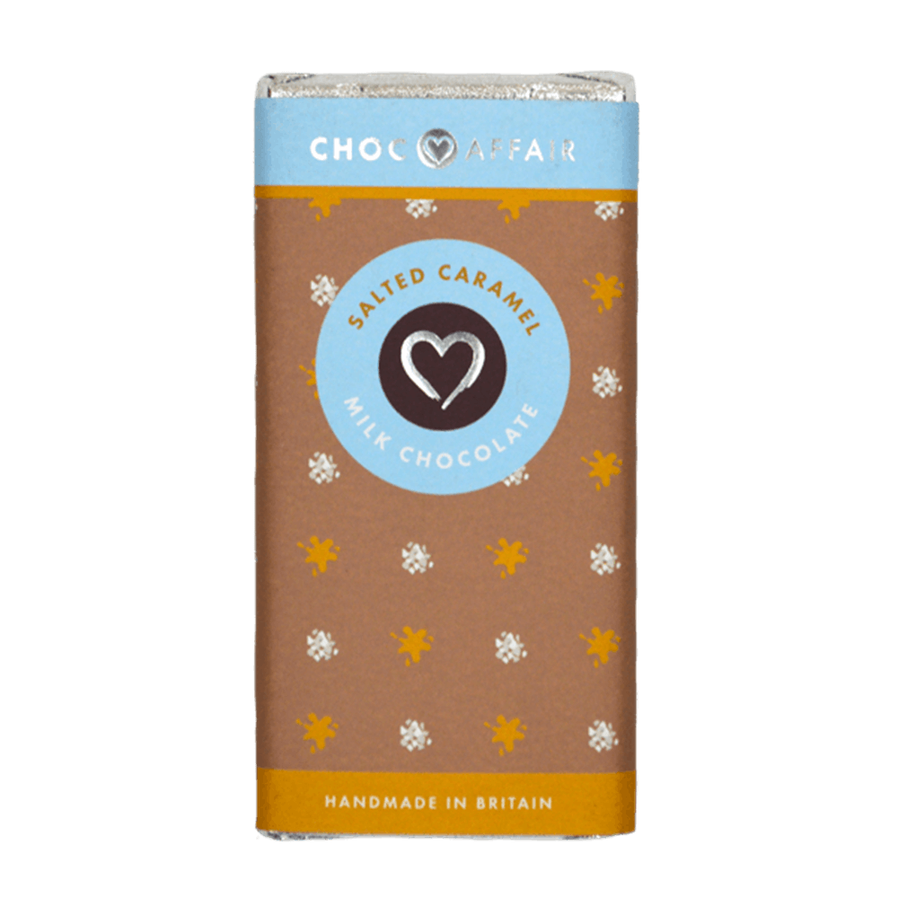 Choc Affair Salted Caramel Milk Chocolate Bar